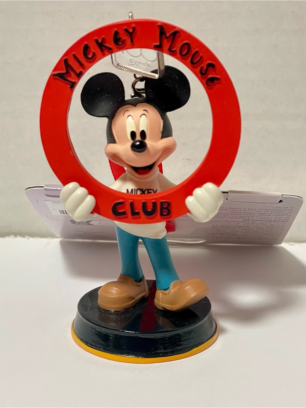 Disney 100th Anniversary Mickey Mouse Club Ornament Figurine